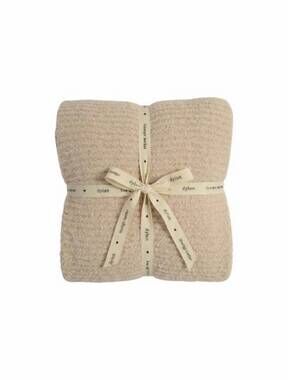 NEW DYLAN comforting cozy blanket in oatmeal